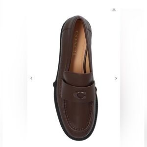 Coach Leah lug sole loafers